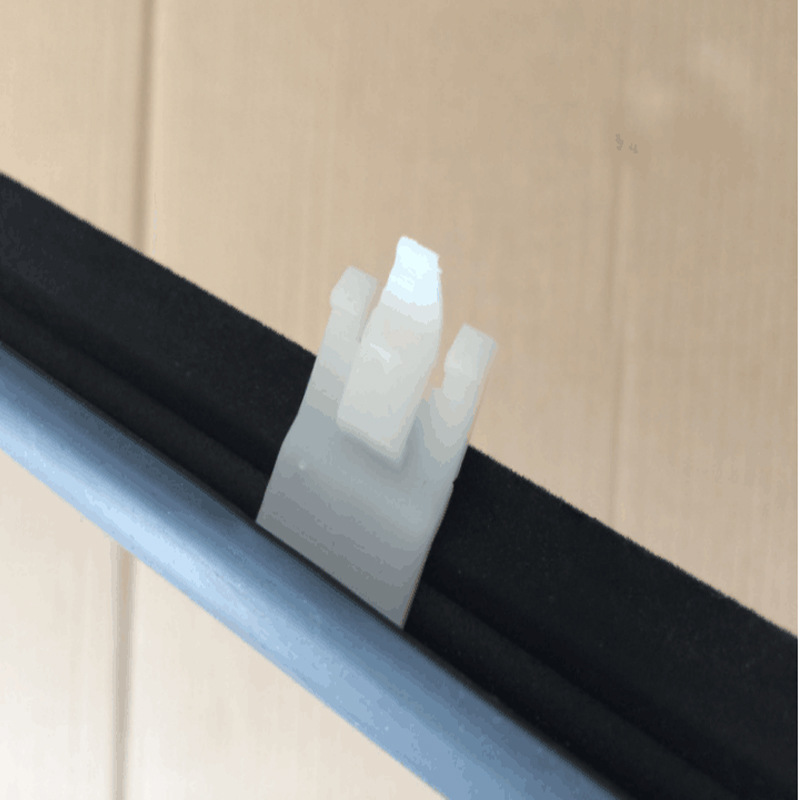 Adhesive D-U type sealing strip for car door water bar cutting cabinet for car window glass outer lining strip